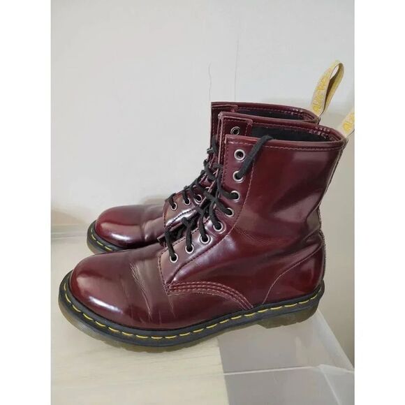 Dr.Martens Vegan 1460 Lace Up Boots 9 $170 - Picture 1 of 12